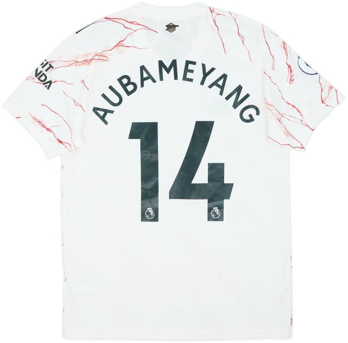 Camiseta de visitante del Arsenal 2020-21 Aubameyang #14 - 8/10 - (M)