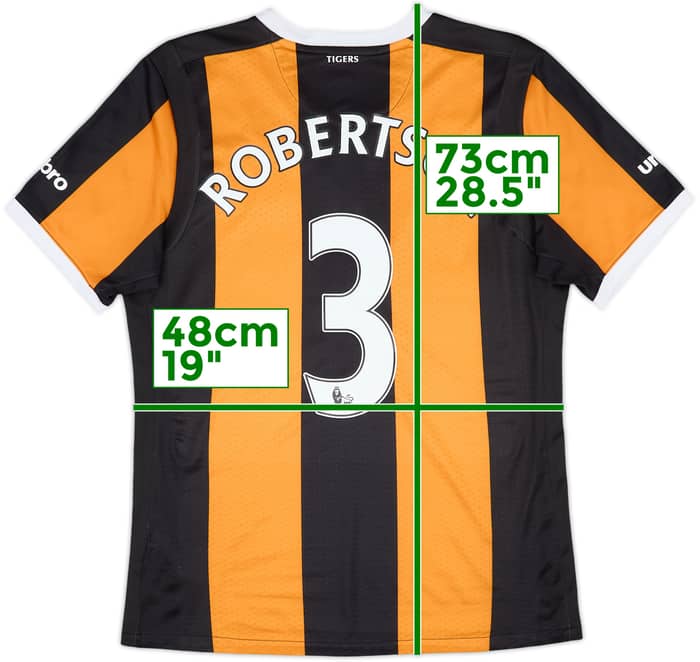 2016-17 Hull City Home Shirt Robertson #3 - 8/10 - (M)