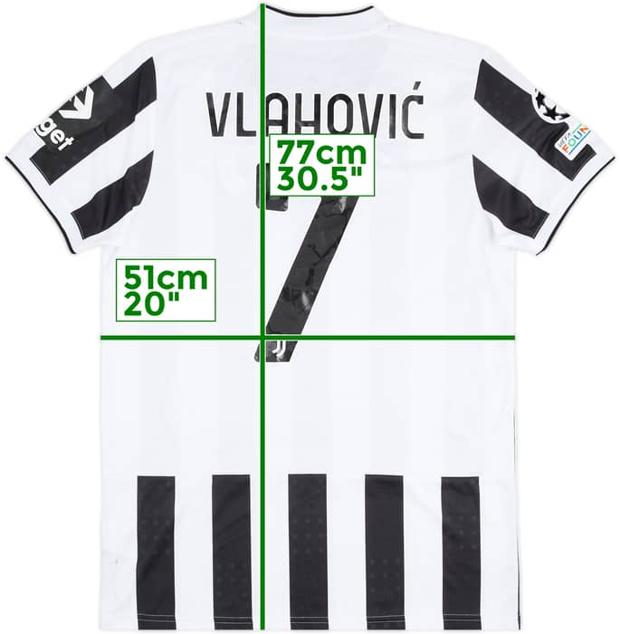 2021-22 Juventus Home Shirt Vlahovic #7 - 6/10 - (M)