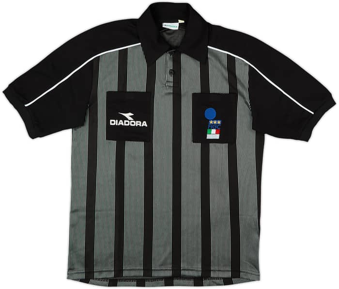 1999-00 Italy FIGC Diadora Referee Shirt - 6/10 - (M)