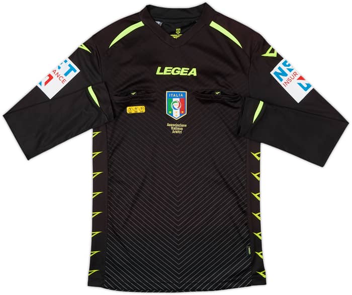 2020-21 Italy Diadora Referee L/S Shirt - 9/10 - (S)