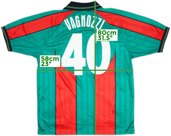 2000-01 Ternana Home Shirt Vagnozzi #40 - 9/10 - (XXL)