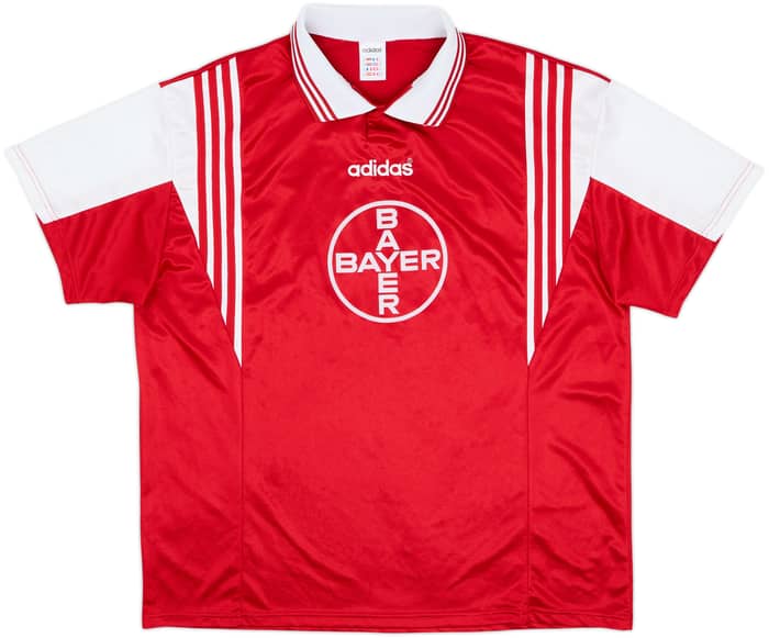 1996-98 Bayer Leverkusen Match Issue Home Shirt #8