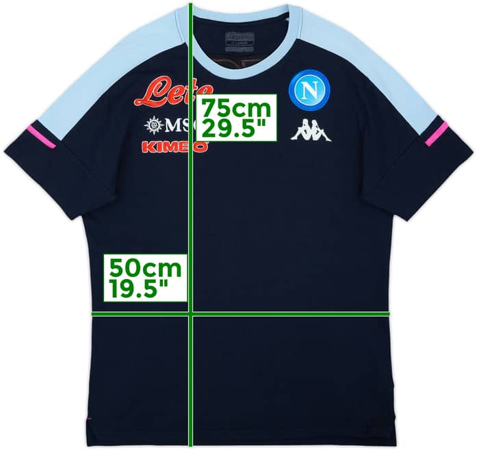 2020-21 Napoli Kappa Cotton Shirt - 8/10 - (XL)