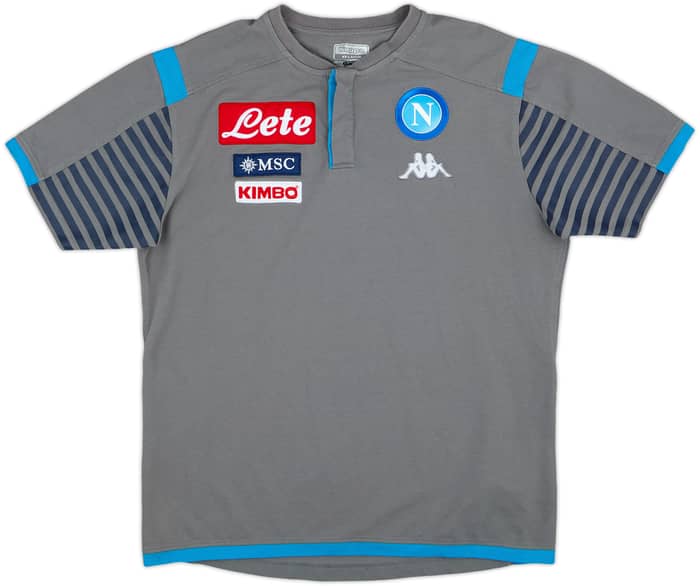 2019-20 Napoli Kappa Polo Shirt - 8/10 - (XXL)