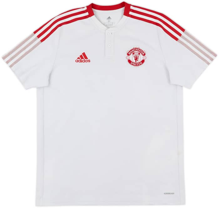 2021-22 Manchester United adidas Polo Shirt - 5/10 - (M)