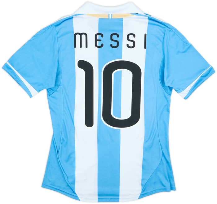 2011-13 Argentina Home Shirt Messi #10 - 8/10 - (M)