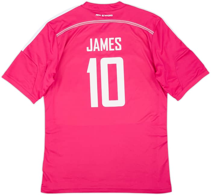 2014-15 Real Madrid Away Shirt James #10 - 7/10 - (L)