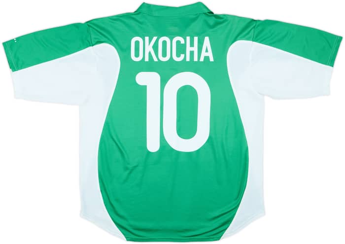 2000-01 Nigeria Home Shirt Okocha #10 - 8/10 - (L)