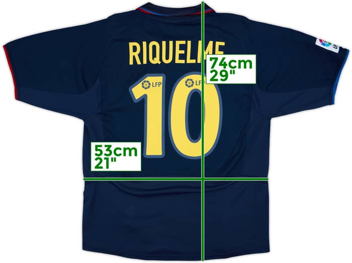 2002-03 Barcelona Away Shirt Riquelme #10 - 8/10 - (M)