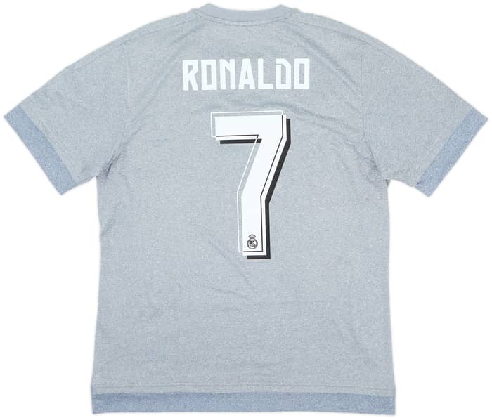 Camiseta de visitante del Real Madrid 2015-16 Ronaldo #7 - 6/10 - (M)