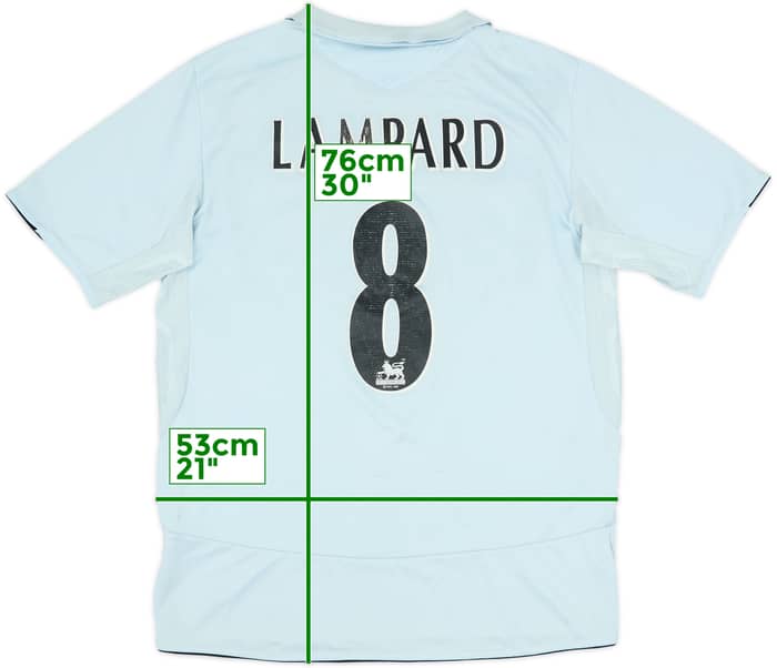 2005-06 Chelsea Away Shirt Lampard #8 - 5/10 - (L)