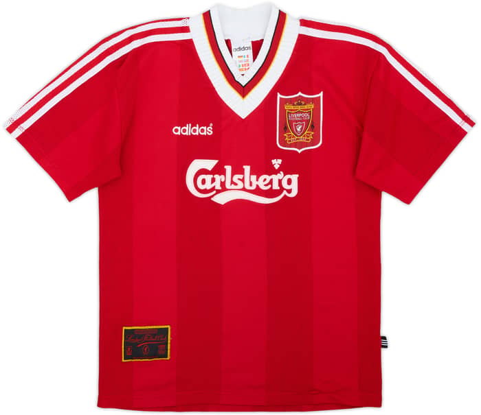 1995-96 Liverpool Home Shirt - 8/10 - (13-14 Years)