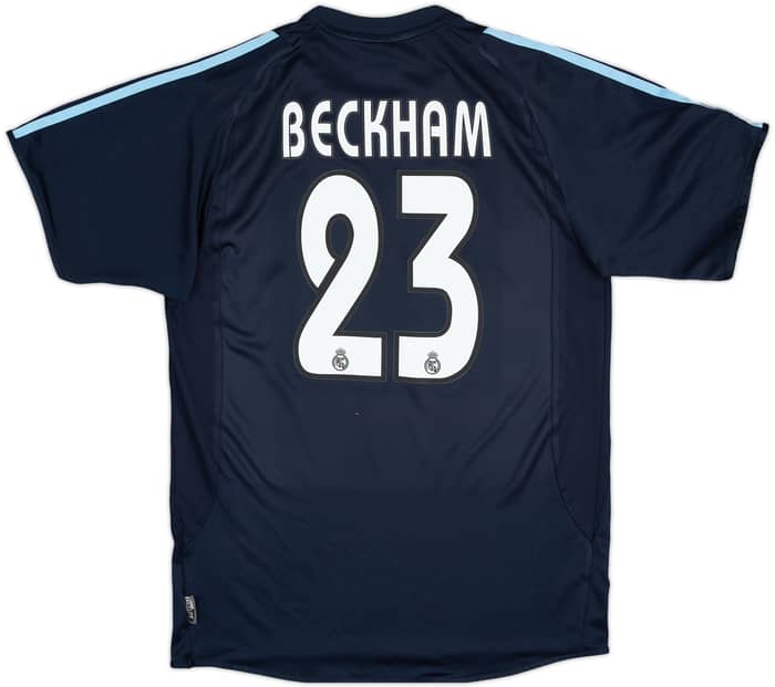 Maillot extérieur Real Madrid 2003-04 Beckham #23 - 6/10 - (M)
