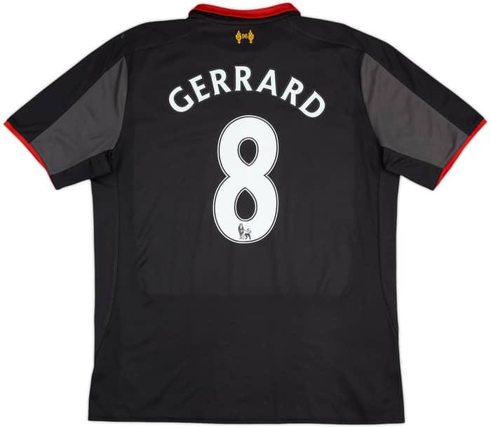 2014-15 Liverpool Third Shirt Gerrard #8 - 5/10 - (L)
