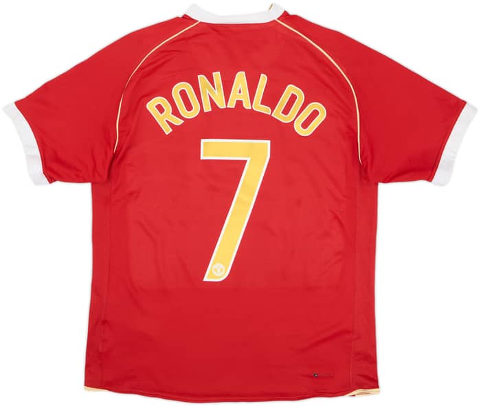 2006-07 Manchester United Home Shirt Ronaldo #7 - 6/10 - (M)