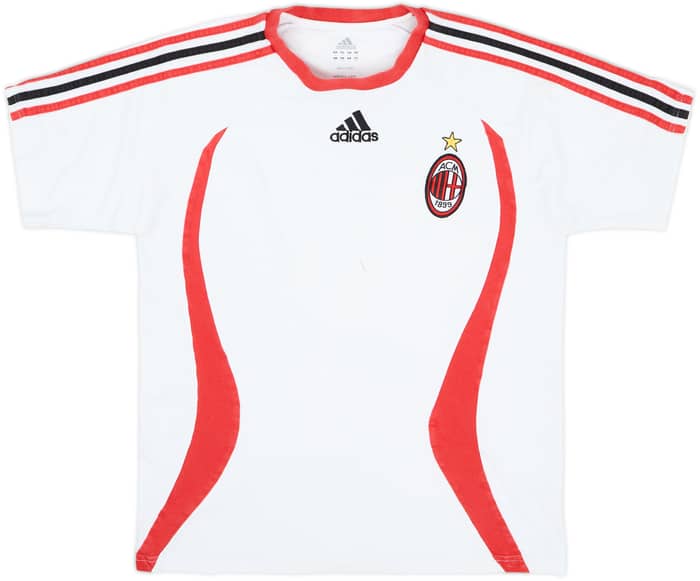 2006-07 AC Milan adidas Cotton Tee - 6/10 - (M)