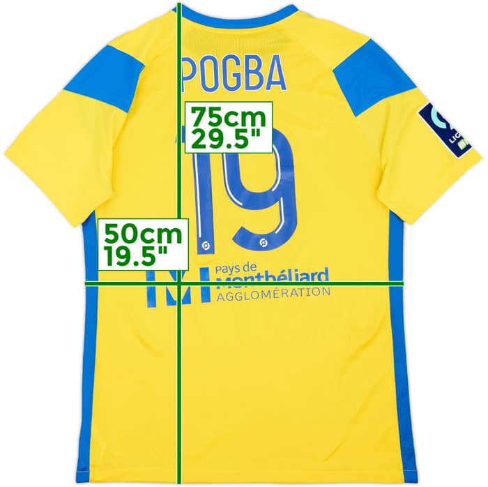 2021-22 Sochaux Home Shirt Pogba #19 - 7/10 - (L)