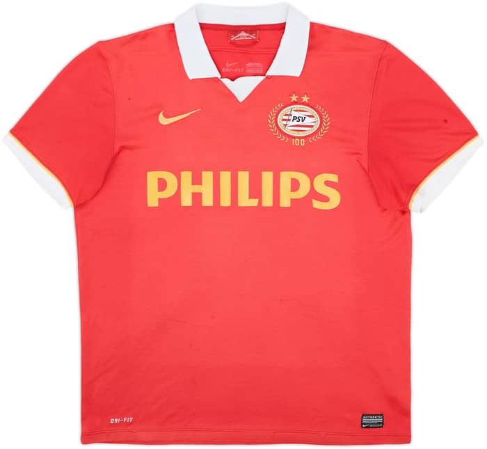 2013-14 PSV Centenary Home Shirt - 4/10 - (L)