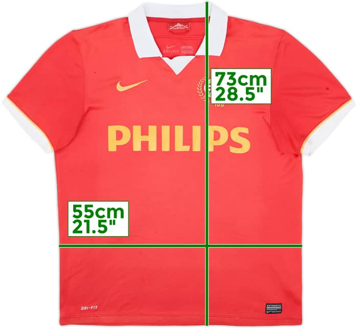 2013-14 PSV Centenary Home Shirt - 4/10 - (L)
