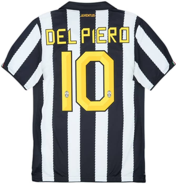 2010-11 Juventus Home Shirt Del Piero #10 - 8/10 - (S)