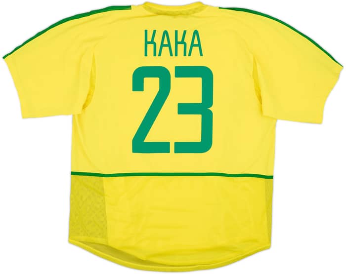 2002-04 Brazil Player Issue Home Shirt Kaka #23 - 8/10 - (XL)
