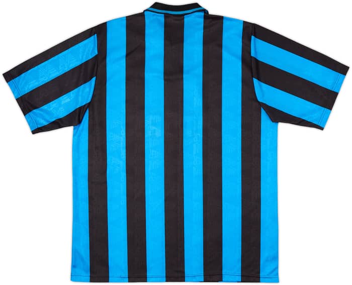 1991-92 Inter Milan Home Shirt - 7/10 - (XL)