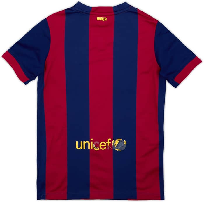 2014-15 Barcelona Home Shirt - 5/10 - (M.Boys)