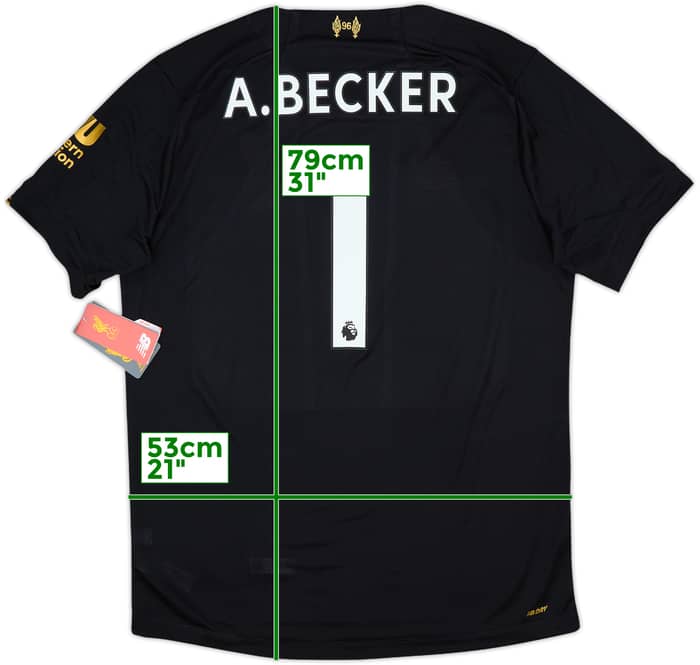 2019-20 Liverpool GK Shirt A.Becker #1 (L)