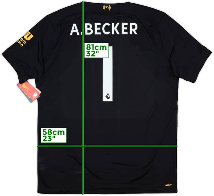 2019-20 Liverpool GK Shirt A.Becker #1 (XL)