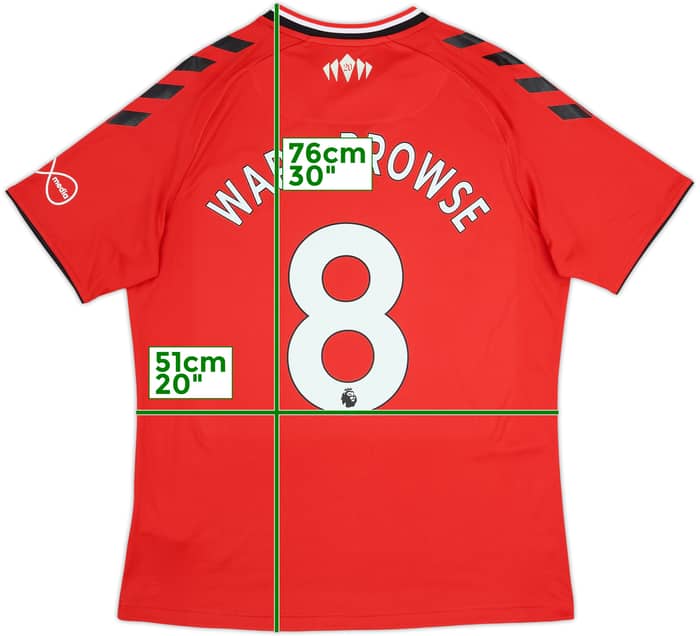 2021-22 Southampton Home Shirt Ward-Prowse #8 (L)