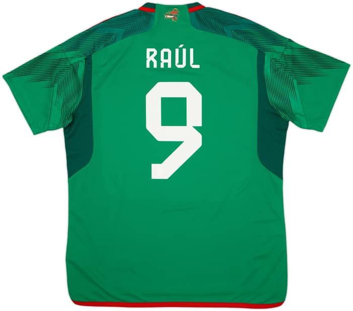 2022 Mexico Home Shirt Raul #9 (XL)