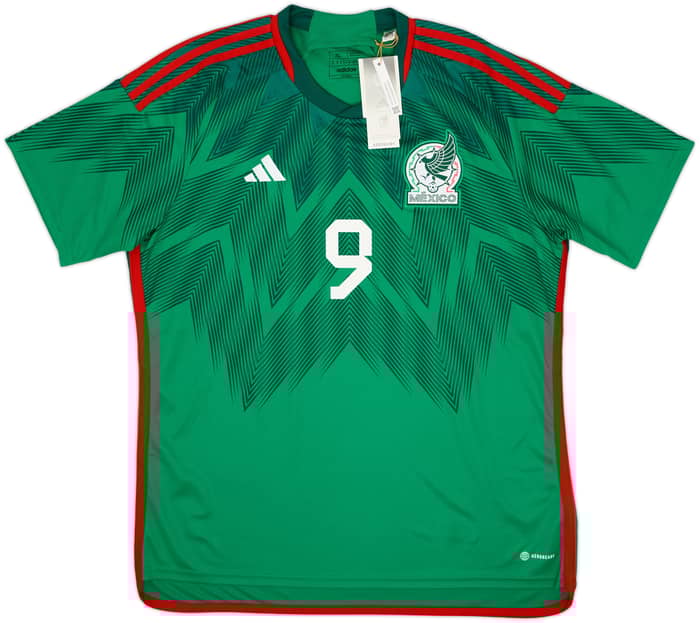 2022 Mexico Home Shirt Raul #9 (XL)