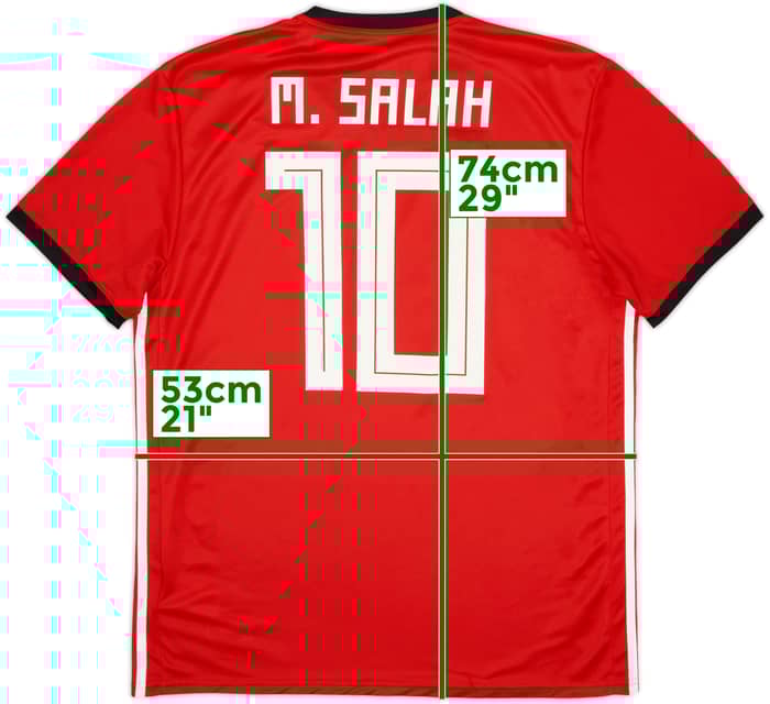 2018-19 Egypt Home Shirt Salah #10 (L)