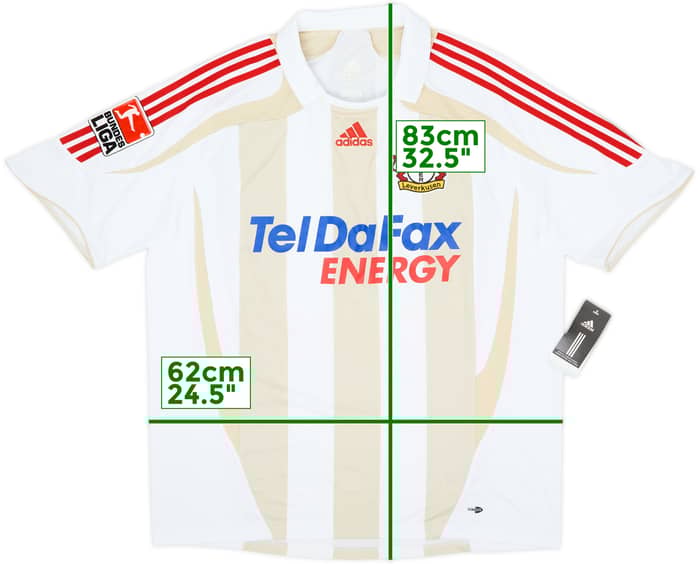 Camiseta de visitante del Bayer Leverkusen 2007-09 (XL)