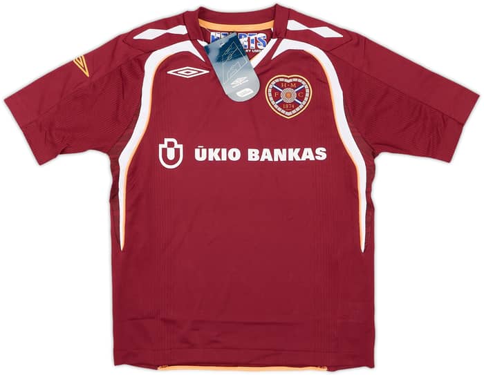 2007-08 Hearts Home Shirt (S.Boys)