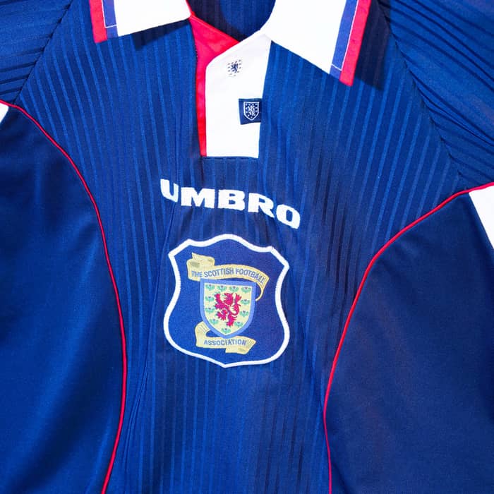 1996-98 Scotland Maillot Domicile