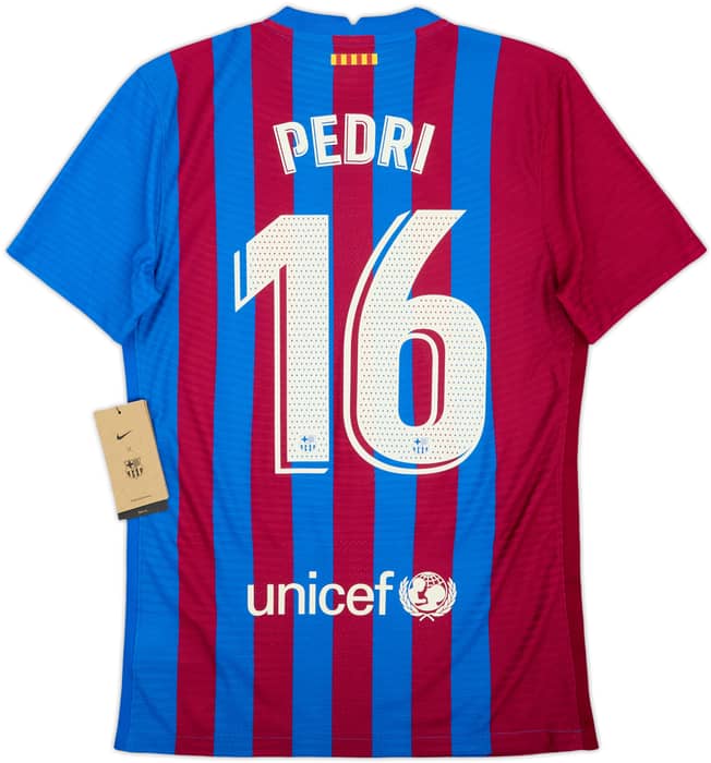 2021-22 Barcelona Authentic Home Shirt Pedri #16 (S)