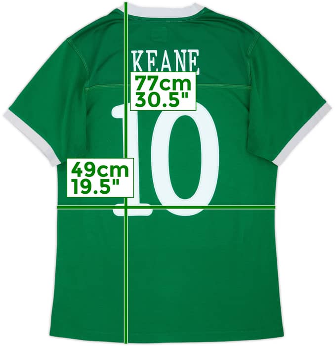 2010-11 Ireland Home Shirt Keane #10 - 5/10 - (M)