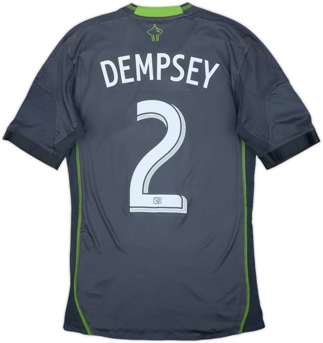 Camiseta auténtica de visitante del Seattle Sounders 2013-14 Dempsey #2 (S)