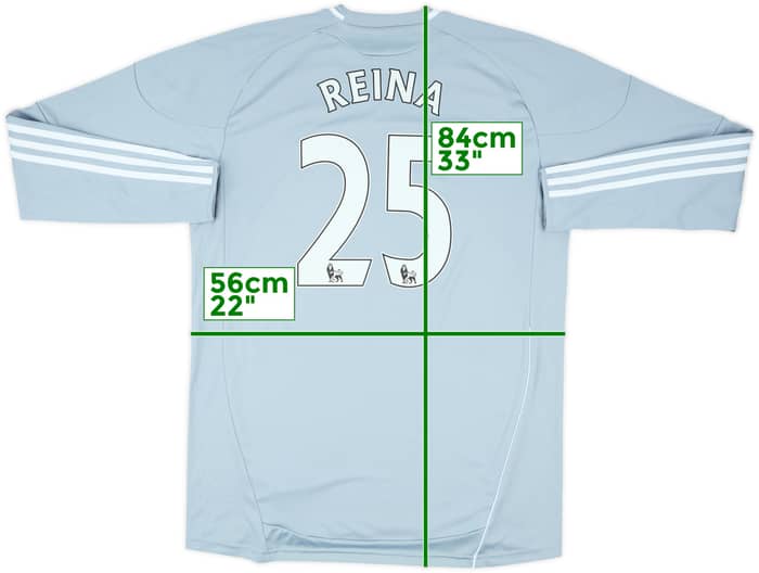 2010-12 Liverpool GK Shirt Reina #25 (L)