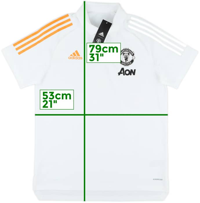 2020-21 Manchester United adidas Polo Shirt (M)