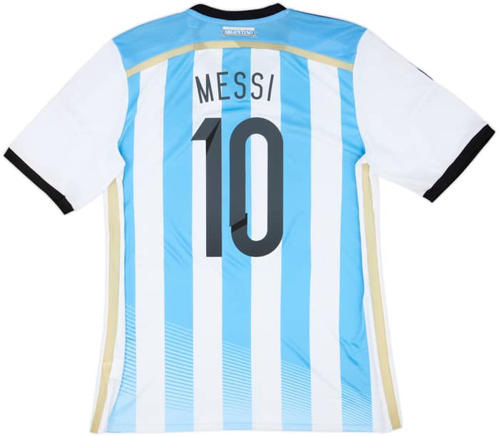 2013-15 Argentina Home Shirt Messi #10 (L)