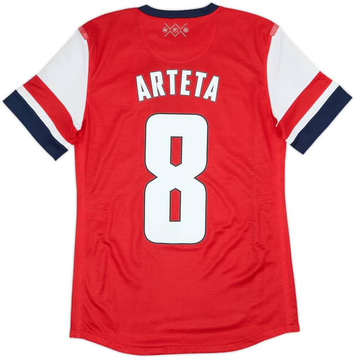 2012-14 Arsenal Player Issue Home Shirt Arteta #8 (M)
