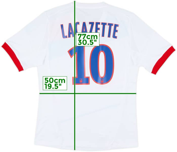 2012-13 Lyon Home Shirt Lacazette #10 (M)