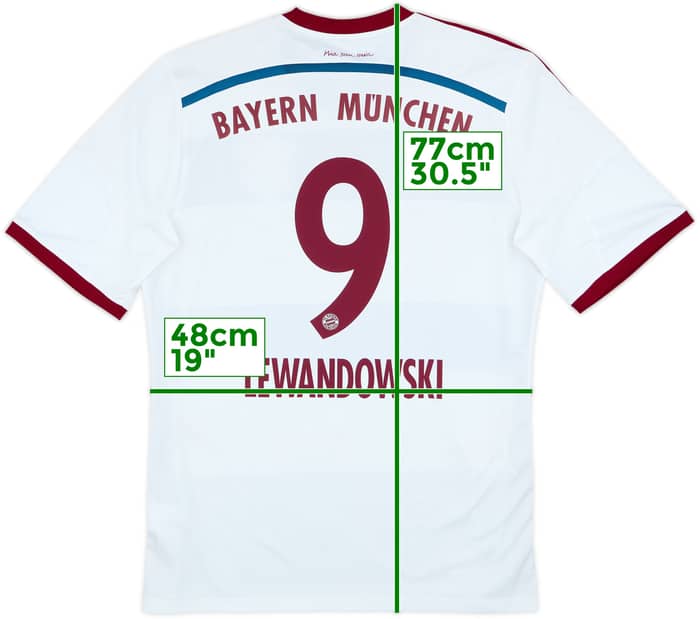 2014-15 Bayern Munich Away Shirt Lewandowski #9 (L)