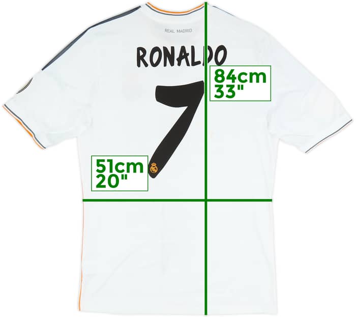 2013-14 Real Madrid Home Shirt Ronaldo #7 (L)