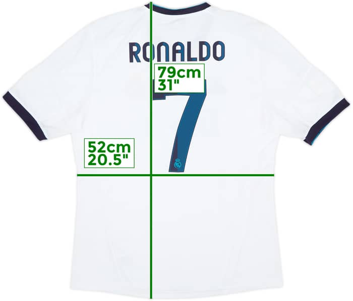 2012-13 Real Madrid Camiseta de local Ronaldo #7 (L)