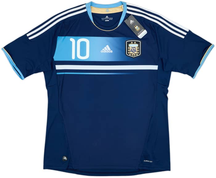 Camiseta de visitante de Argentina 2011-13 Messi #10 (XL)