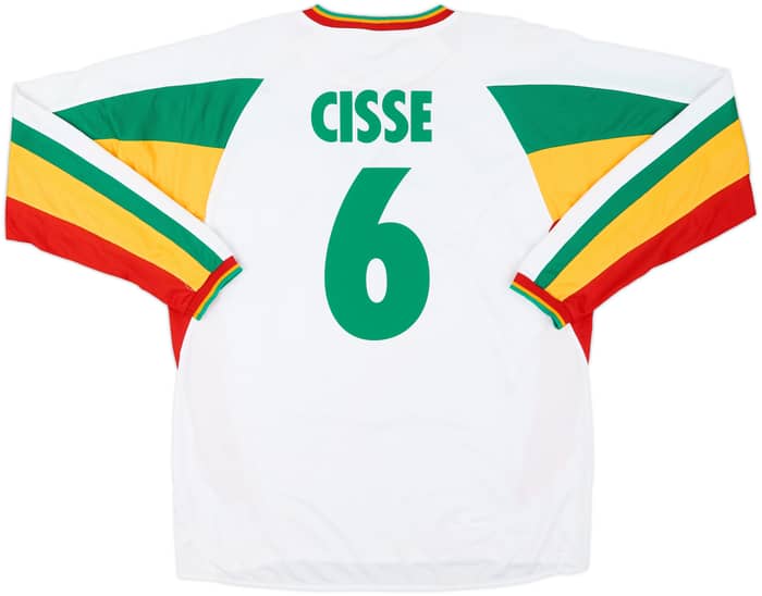 2002-04 Senegal Home L/S Shirt Cisse #6 (XL)